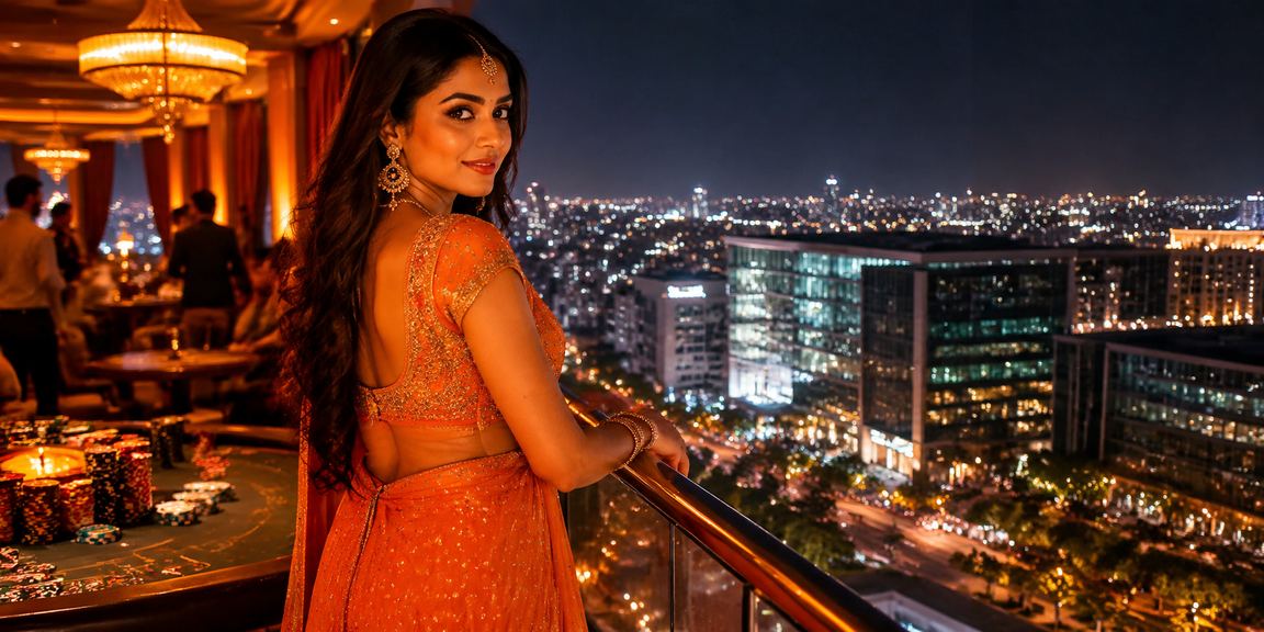 Modern casino night market atmosphere in Mumbai